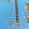 Geweven kralen armband 'White leopard'