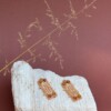 Golden Blossom | Handgeweven Geometrische Kralenoorbellen voor Gevoelige Oren