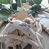 Handgeknoopte macramé armband met Aztek symbool