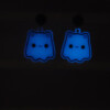 Kat geest glow in the dark oorbellen