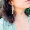 Mint Mélange | Handgeweven Kralen Ketting & Oorbellen Set