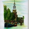 Schilderij Montebaanstoren Amsterdam