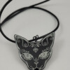 Suiker schedel kat ketting