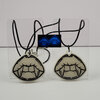 Vampier tanden glow in the dark ketting