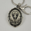 Vogel schedel sleutelhanger