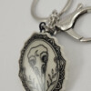 Vogel schedel sleutelhanger