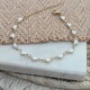 White hearts all over armband