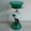 Centauer met slapende smurf glasobject met schaal