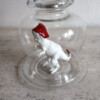 DINO GIRL glasobject met kandelaar functie