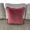 Dry rose vierkant velvet kussenhoes