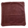 Dry rose vierkant velvet kussenhoes