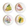 Farfalla - Piatti Fondi- Set van 4 diepe borden