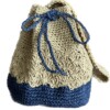 Gehaakte beurs tas van duurzame raffia garen
