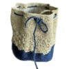 Gehaakte beurs tas van duurzame raffia garen