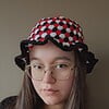 Gehaakte bucket hat 'Darling devil'
