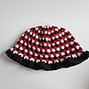 Gehaakte bucket hat 'Darling devil'