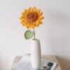 Gehaakte groet zonnebloemen