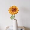 Gehaakte groet zonnebloemen