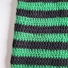 Gehaakte muts 'Black & green'