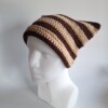 Gehaakte muts 'Brown & tan'