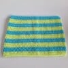 Gehaakte muts 'Lime & turquoise'