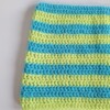 Gehaakte muts 'Lime & turquoise'