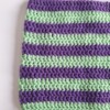Gehaakte muts 'Purple & peppermint'