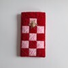 Geweven brillenkoker 'Strawberry vibes'