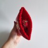 Geweven brillenkoker 'Strawberry vibes'