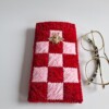 Geweven brillenkoker 'Strawberry vibes'