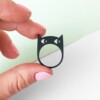 Glurende kat ring