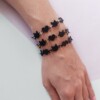 Kattenkopjes en hartjes armband