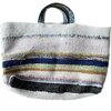 Kelim shopper tas in blauwe kleuren