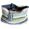 Kelim shopper tas in blauwe kleuren
