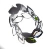 Kerstkrans glas in lood