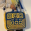 Laptop tas gehaakt