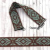 Weef armband met Miyuki kralen | Turquoise - Bruin