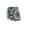 Weef armband met Miyuki kralen | Turquoise - Bruin - Rose -Goudkleurig