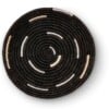 Zwarte rieten schaal Bold 20 cm