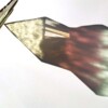 glas in lood Kersthanger Kosmo