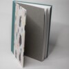 Notitie en/of schetsboek met linnen en omslag decoratief papier