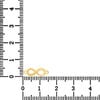 Armband Infinity - bedel 14 karaat geel goud, ideaal als cadeau, maat verstelbaar 15-21 cm