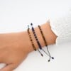Elegante Tijgeroog armband met 14 karaat geelgouden kralen