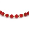 Elegante armband met rode howliet kralen en gouden accenten, voor vrouwen en mannen, ideaal als cadeau, maat verstelbaar 15-21 cm, ideaal als cadeau