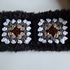 Gehaakte tas 'Furry & black'