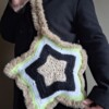 Gehaakte tas 'Lime star'
