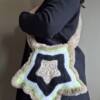 Gehaakte tas 'Lime star'
