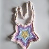 Gehaakte tas 'Pastel star'