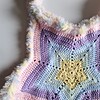 Gehaakte tas 'Pastel star'