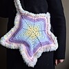 Gehaakte tas 'Pastel star'
